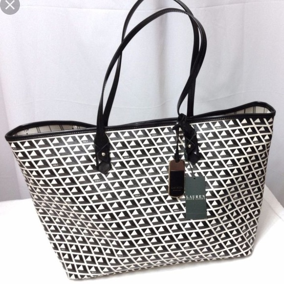 Lauren Ralph Lauren Handbags - Ralph Lauren canvas tote